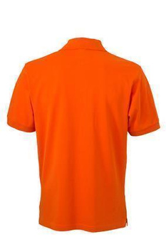 Herren Poloshirt Classic ~ dunkel-orange S
