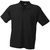 Klassisches Piqu Polohemd mit Brusttasche ~ schwarz XL