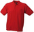 Klassisches Piqu Polohemd mit Brusttasche ~ rot 3XL