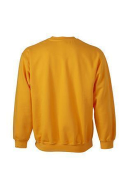 Sweatshirt Round Heavy ~ goldgelb M