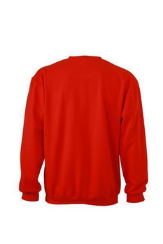 Sweatshirt Round Heavy ~ tomatenrot XL