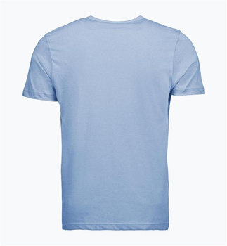 T-TIME Herren T-Shirt | V-Ausschnitt ~ Hellblau L