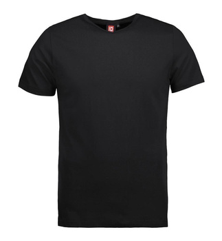 T-TIME Herren T-Shirt | V-Ausschnitt ~ Schwarz M