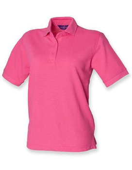 Damen Poloshirt Pique 65/35 ~ fuchsia 3XL