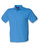 Herren Poloshirt Pique 65/35 ~ Mid blau S