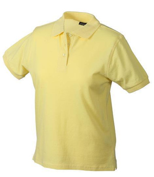 Damen Poloshirt Classic ~ hellgelb XL