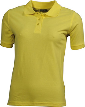 Damen Poloshirt Classic ~ gelb XL