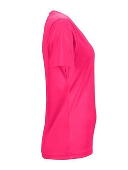 Damen Funktionsshirt mit V-Ausschnitt ~ pink XL