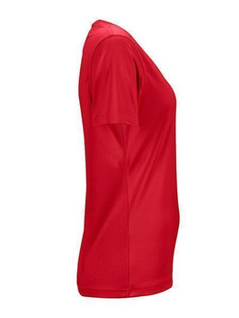 Damen Funktionsshirt mit V-Ausschnitt ~ rot XXL