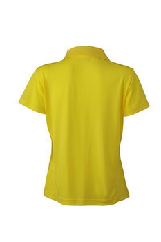 Damen Funktions Poloshirt ~ gelb S