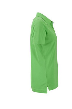 Damen Poloshirt Trachtenlook ~ limegrn/limegrn-wei XL