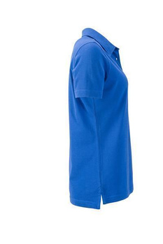 Damen Poloshirt Trachtenlook ~ royal/royal-wei XL