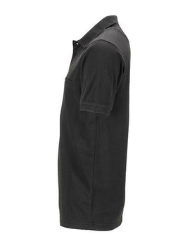 Herren Arbeits-Poloshirt mit Brusttasche ~ schwarz 6XL