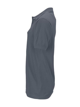 Herren Arbeits-Poloshirt mit Brusttasche ~ carbon-grau 6XL