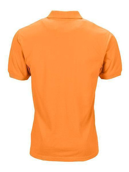 Herren Arbeits-Poloshirt mit Brusttasche ~ orange M
