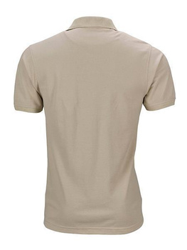 Herren Arbeits-Poloshirt mit Brusttasche ~ stone S