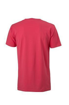 Herren Slim Fit V-Neck T-Shirt ~ light-berry S