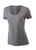Damen Stretch Round T-Shirt ~ charcoal XXL