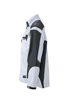 Workwear Softshell Jacket ~ wei/carbon S
