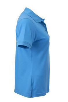 Damen Arbeits-Poloshirt ~ wasserblau L