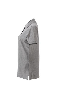 Damen Arbeits-Poloshirt ~ grau-heather XS