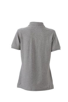 Damen Arbeits-Poloshirt ~ grau-heather XL