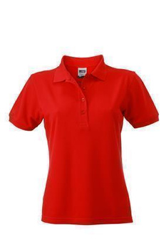 Damen Arbeits-Poloshirt ~ rot XXL