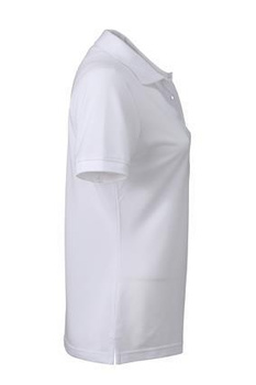 Damen Arbeits-Poloshirt ~ wei 4XL