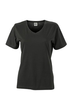 Damen Arbeits T-Shirt ~ schwarz 3XL