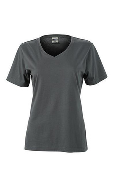 Damen Arbeits T-Shirt ~ carbon 4XL