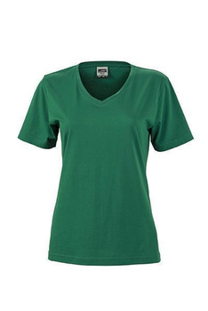 Damen Arbeits T-Shirt ~ dunkelgrn XL