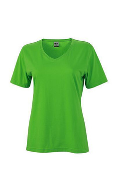 Damen Arbeits T-Shirt ~ lime-grn 3XL