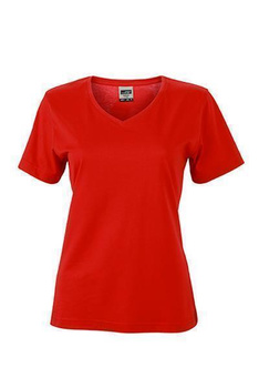 Damen Arbeits T-Shirt ~ rot XXL
