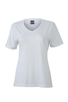 Damen Arbeits T-Shirt ~ wei XL
