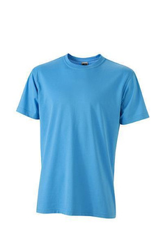 Herren Arbeits T-Shirt ~ wasserblau S