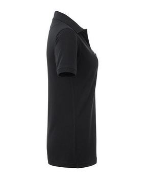 Damen Arbeits-Poloshirt mit Brusttasche ~ schwarz XXL