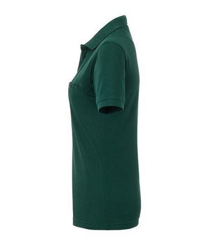 Damen Arbeits-Poloshirt mit Brusttasche ~ dunkelgrn 4XL