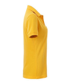 Damen Arbeits-Poloshirt mit Brusttasche ~ goldgelb XL
