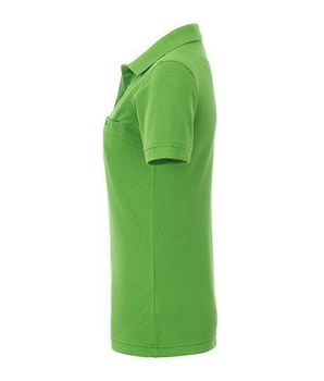 Damen Arbeits-Poloshirt mit Brusttasche ~ lime-grn L