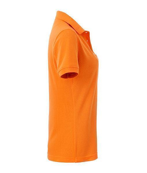 Damen Arbeits-Poloshirt mit Brusttasche ~ orange S
