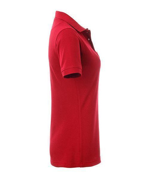 Damen Arbeits-Poloshirt mit Brusttasche ~ rot L