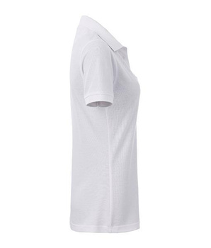 Damen Arbeits-Poloshirt mit Brusttasche ~ wei XS