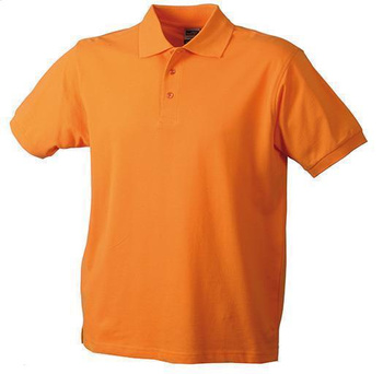 Strapazierfhiges Herren Arbeits Poloshirt ~ orange XXL