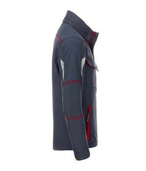 Arbeits Softshell Jacket Level 2 ~ carbon/rot L