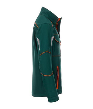Arbeits Softshell Jacket Level 2 ~ dunkelgrn/orange XL