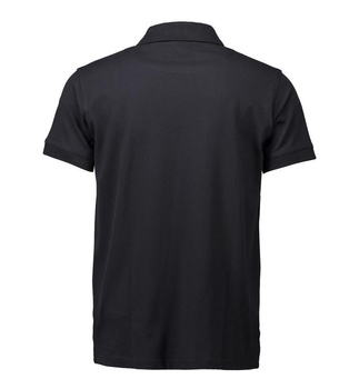 Stretch Poloshirt ~ Schwarz XL