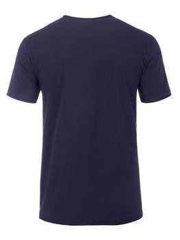 Herren T-Shirt mit stylischem Rollsaum ~ navy XXL