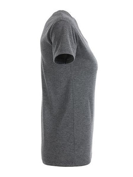 Damen T-Shirt aus Bio-Baumwolle JN8003 ~ schwarz-heather L