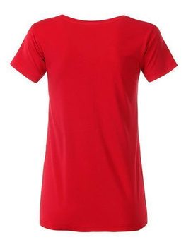 Damen T-Shirt aus Bio-Baumwolle JN8003 ~ rot XS
