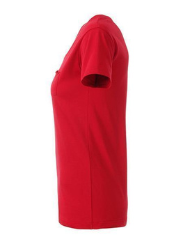 Damen T-Shirt aus Bio-Baumwolle JN8003 ~ rot XL